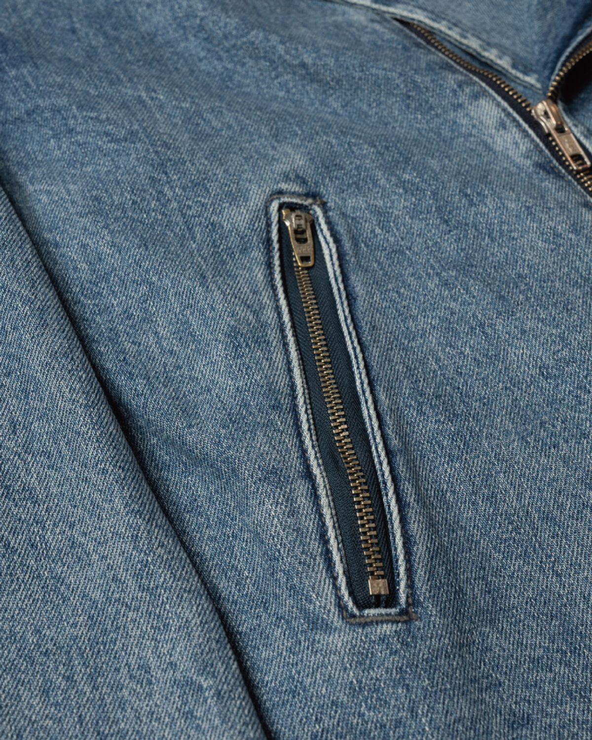 아스트레이(ASTLAY) Denim Rider Jacket (Vintage Stone Damage)