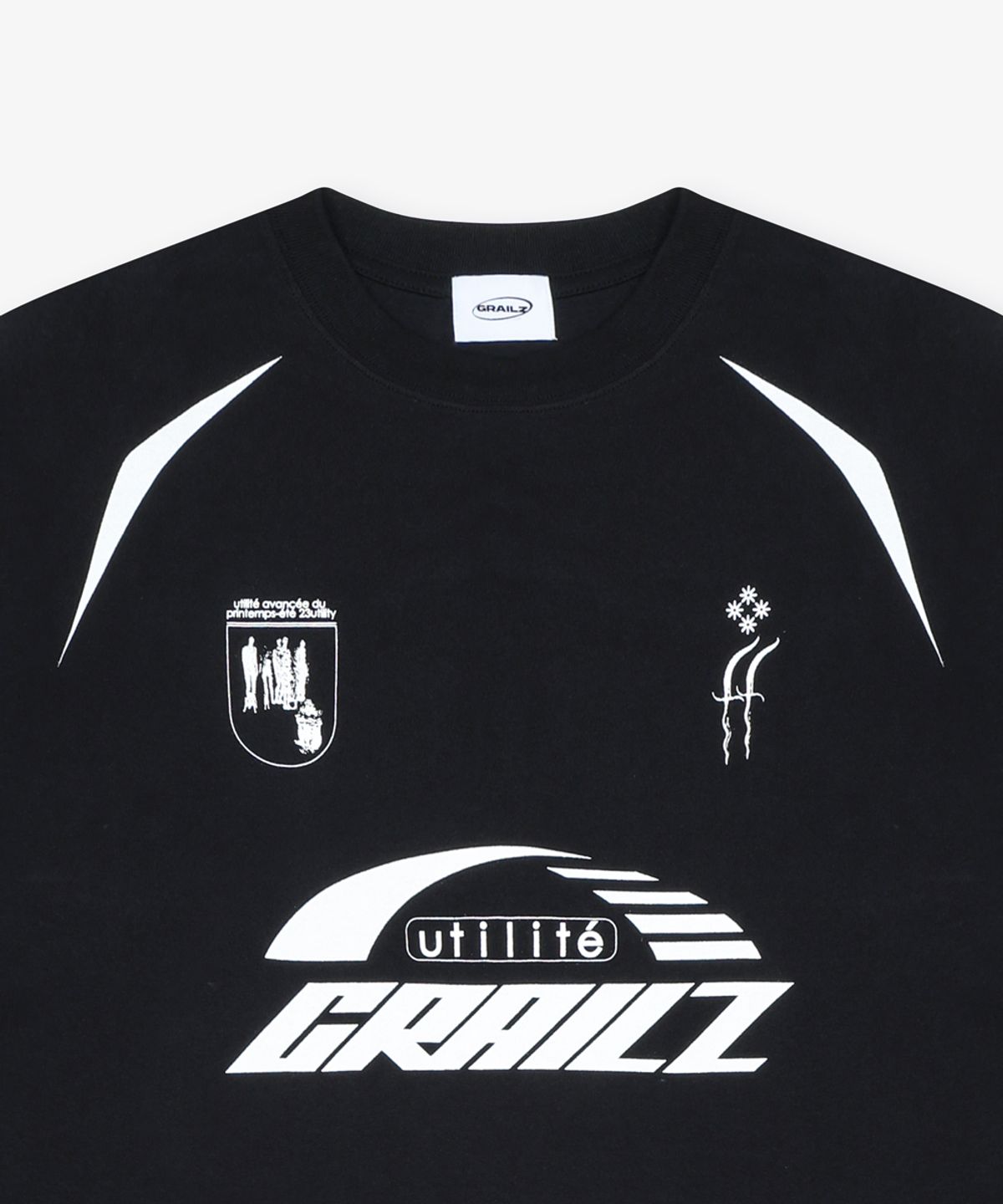 그레일즈(GRAILZ) INDUSTRIAL BLOKECORE GRAPHIC T-SHIRT [BLACK]