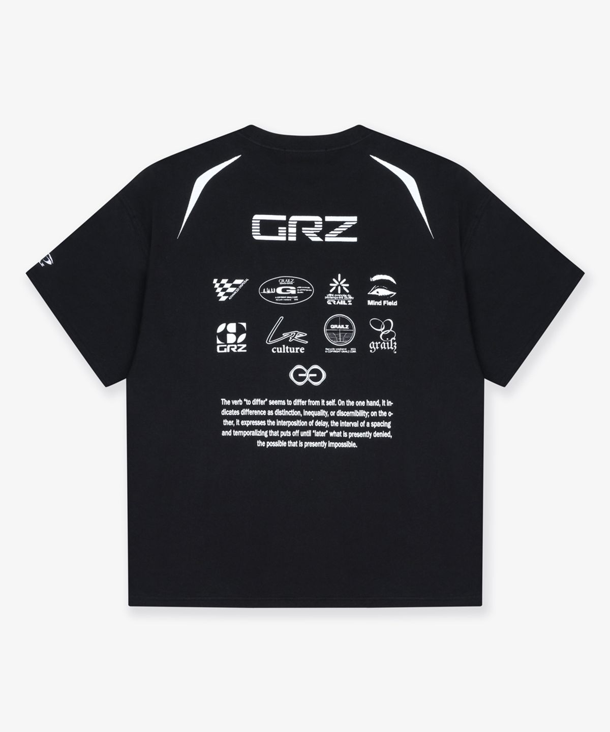 그레일즈(GRAILZ) INDUSTRIAL BLOKECORE GRAPHIC T-SHIRT [BLACK]