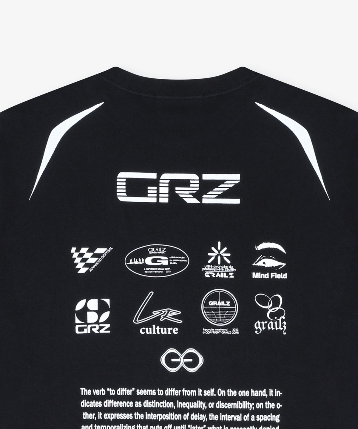 그레일즈(GRAILZ) INDUSTRIAL BLOKECORE GRAPHIC T-SHIRT [BLACK]