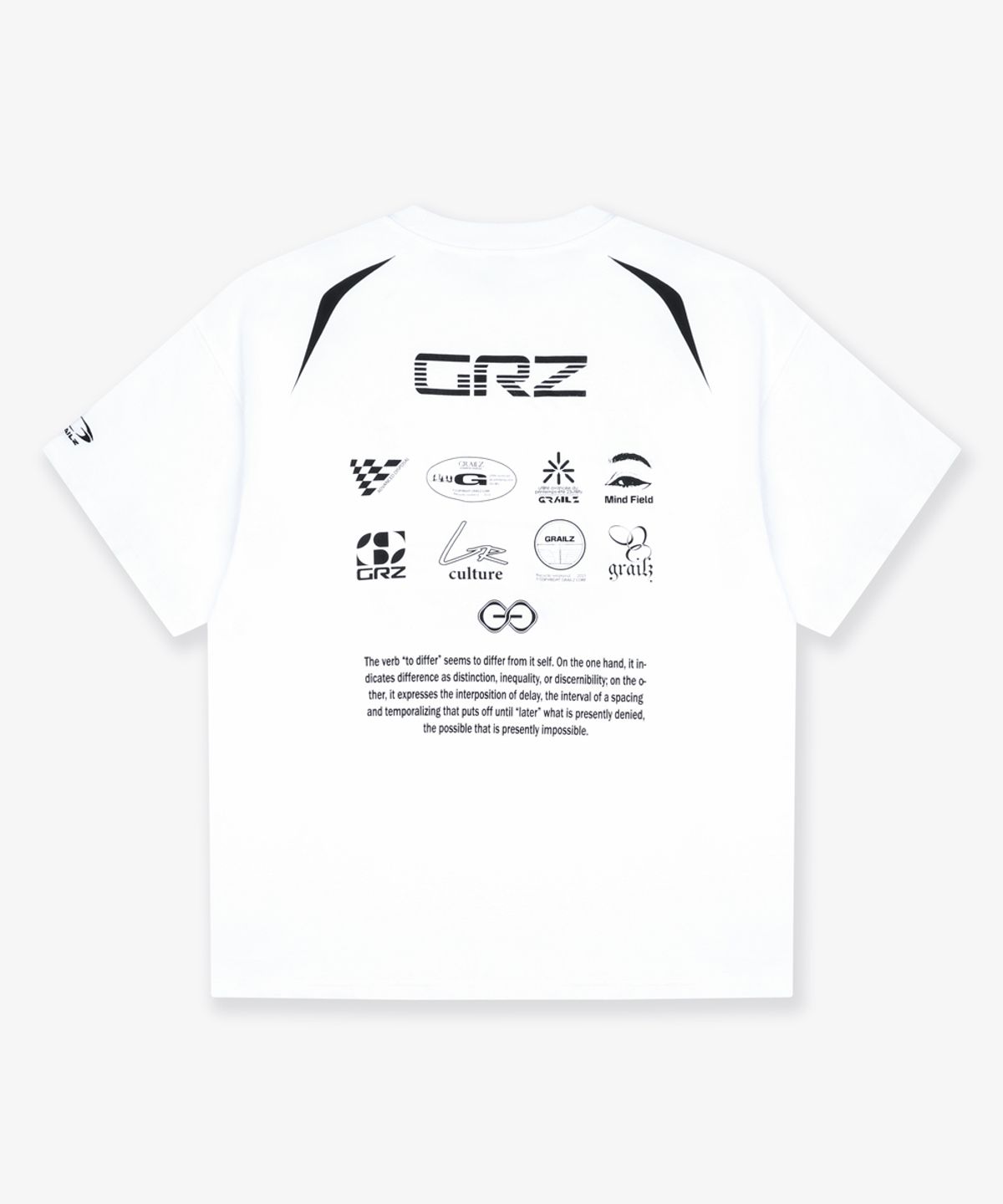 그레일즈(GRAILZ) INDUSTRIAL BLOKECORE GRAPHIC T-SHIRT [WHITE]