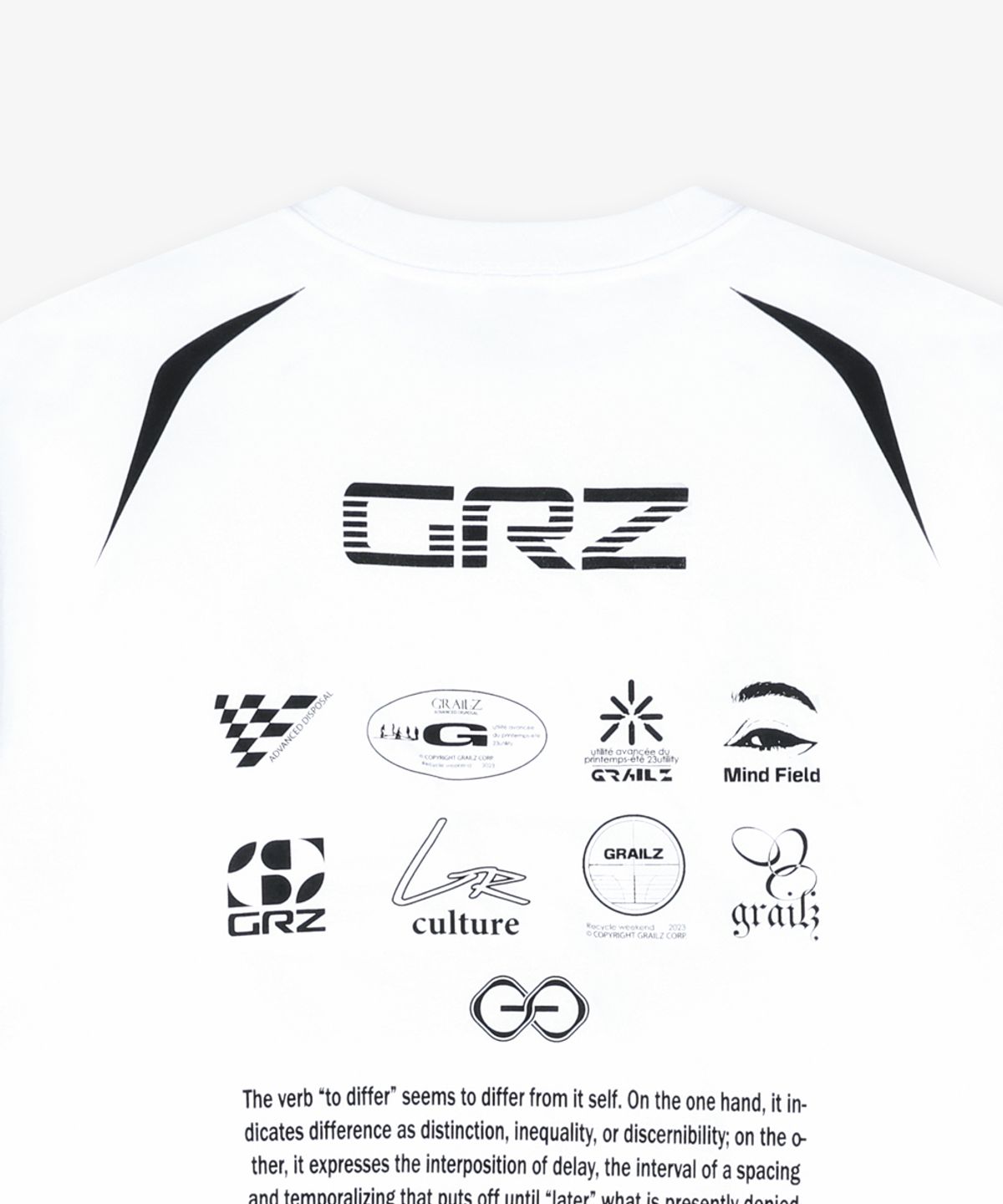 그레일즈(GRAILZ) INDUSTRIAL BLOKECORE GRAPHIC T-SHIRT [WHITE]