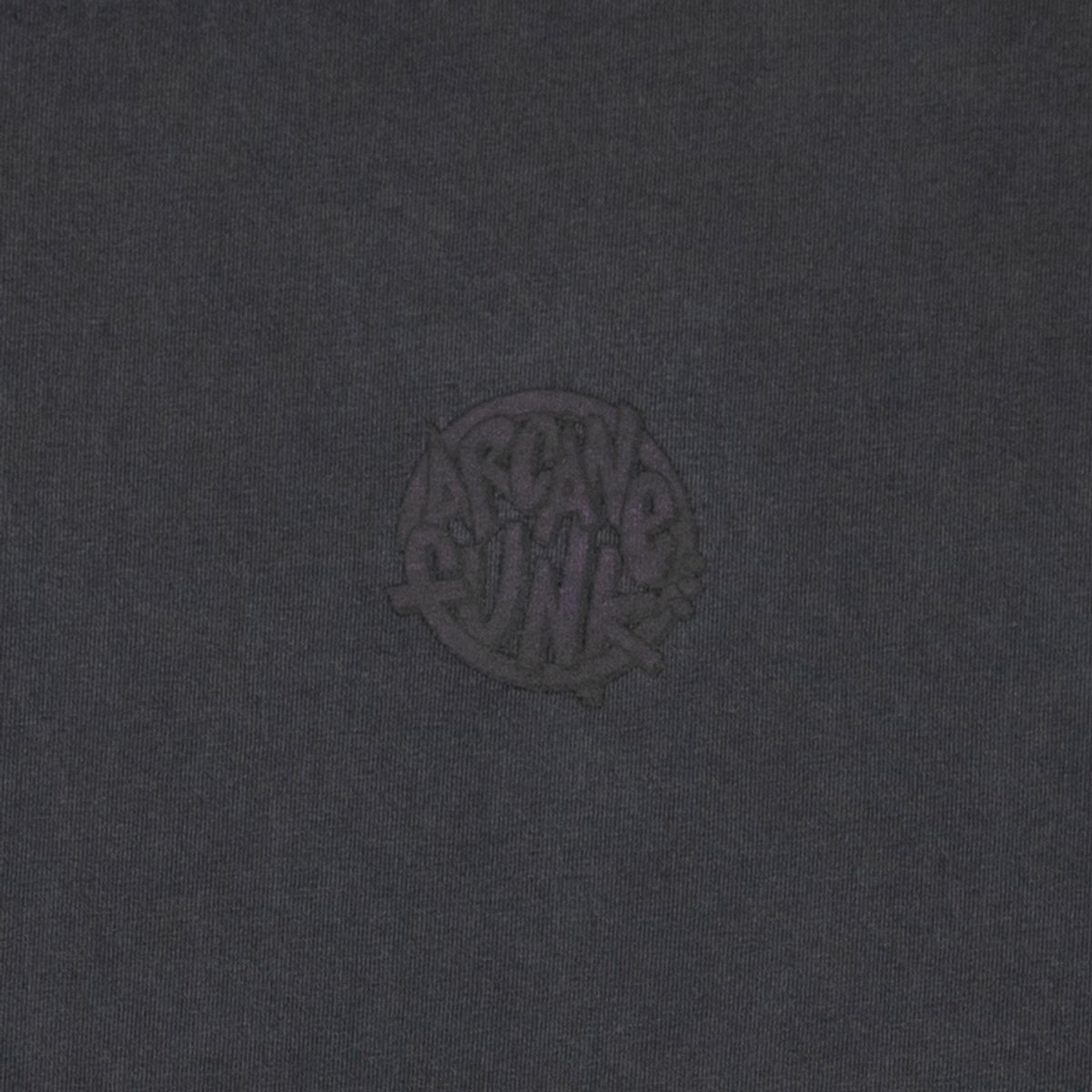 아케인 펑크(ARCANE FUNK) 써클 로고 티 피그먼트 블랙