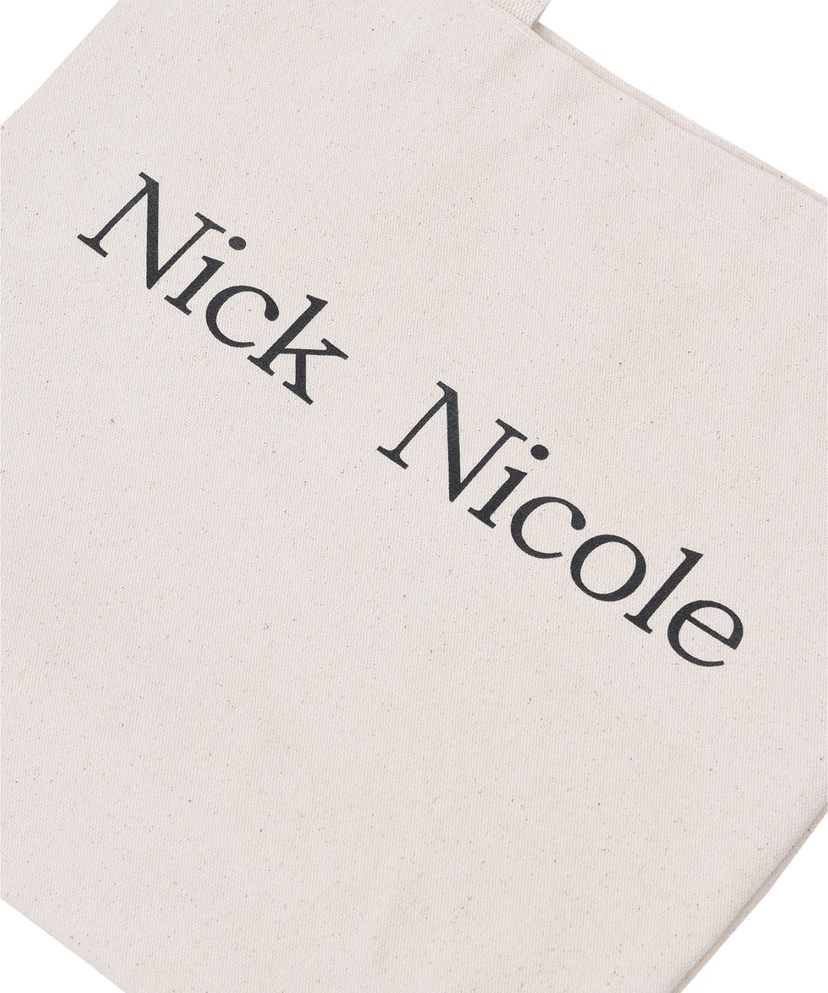 닉앤니콜(NICK&NICOLE) NICOLE CANVAS ECOBAG_OATMEAL