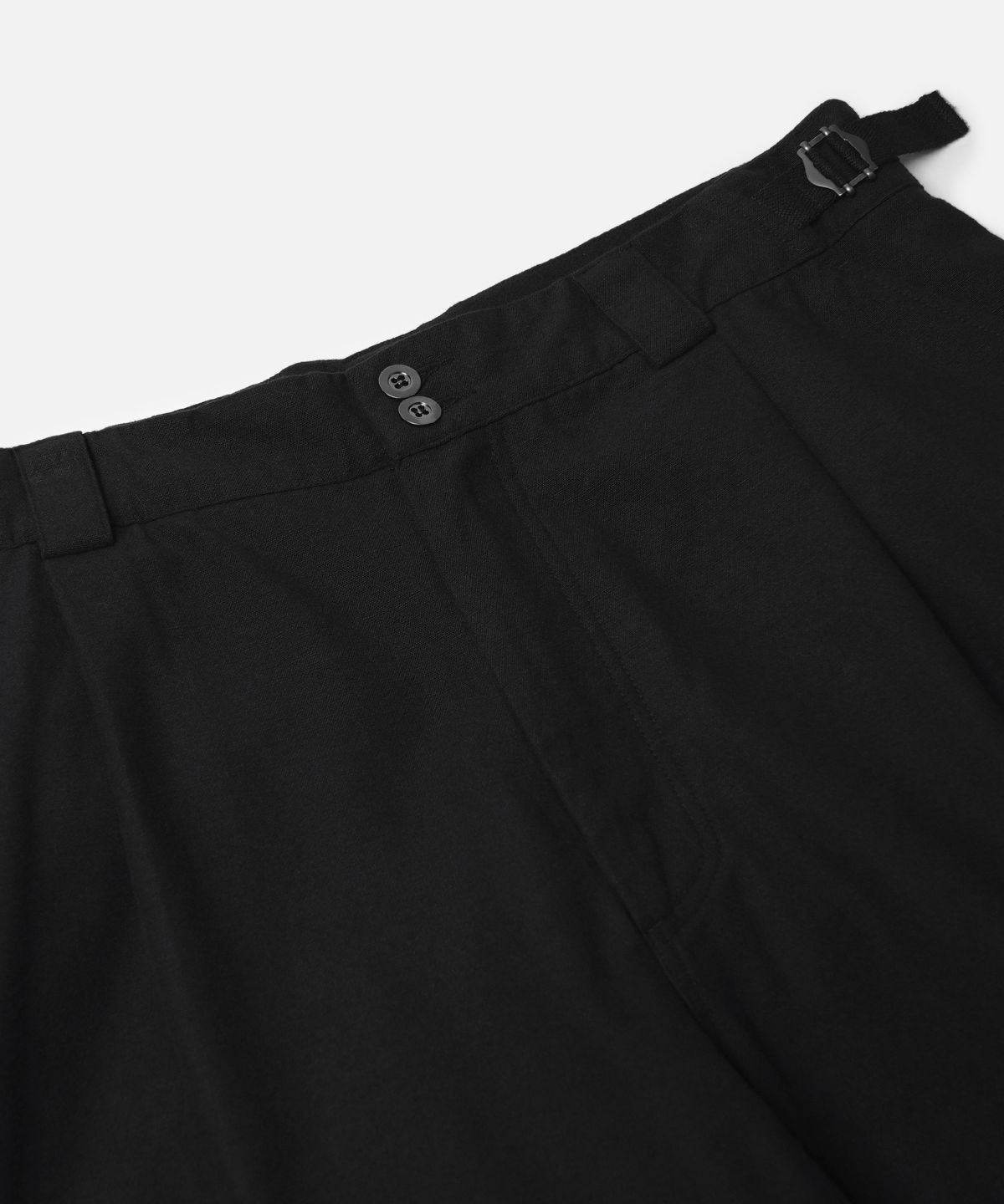 프리즘웍스(FRIZMWORKS) FRENCH ARMY BERMUDA PANTS _ BLACK
