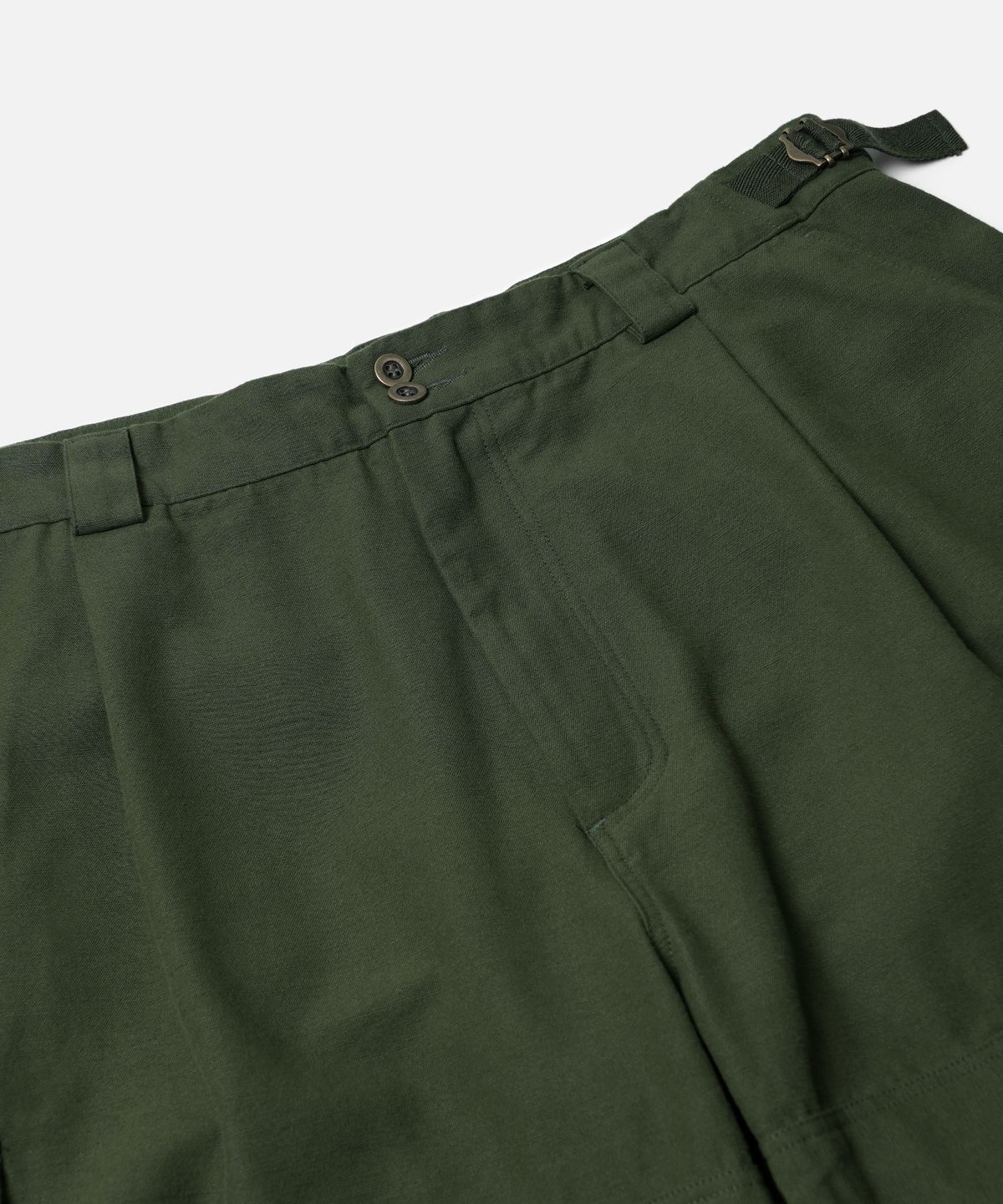 프리즘웍스(FRIZMWORKS) FRENCH ARMY BERMUDA PANTS _ OLIVE