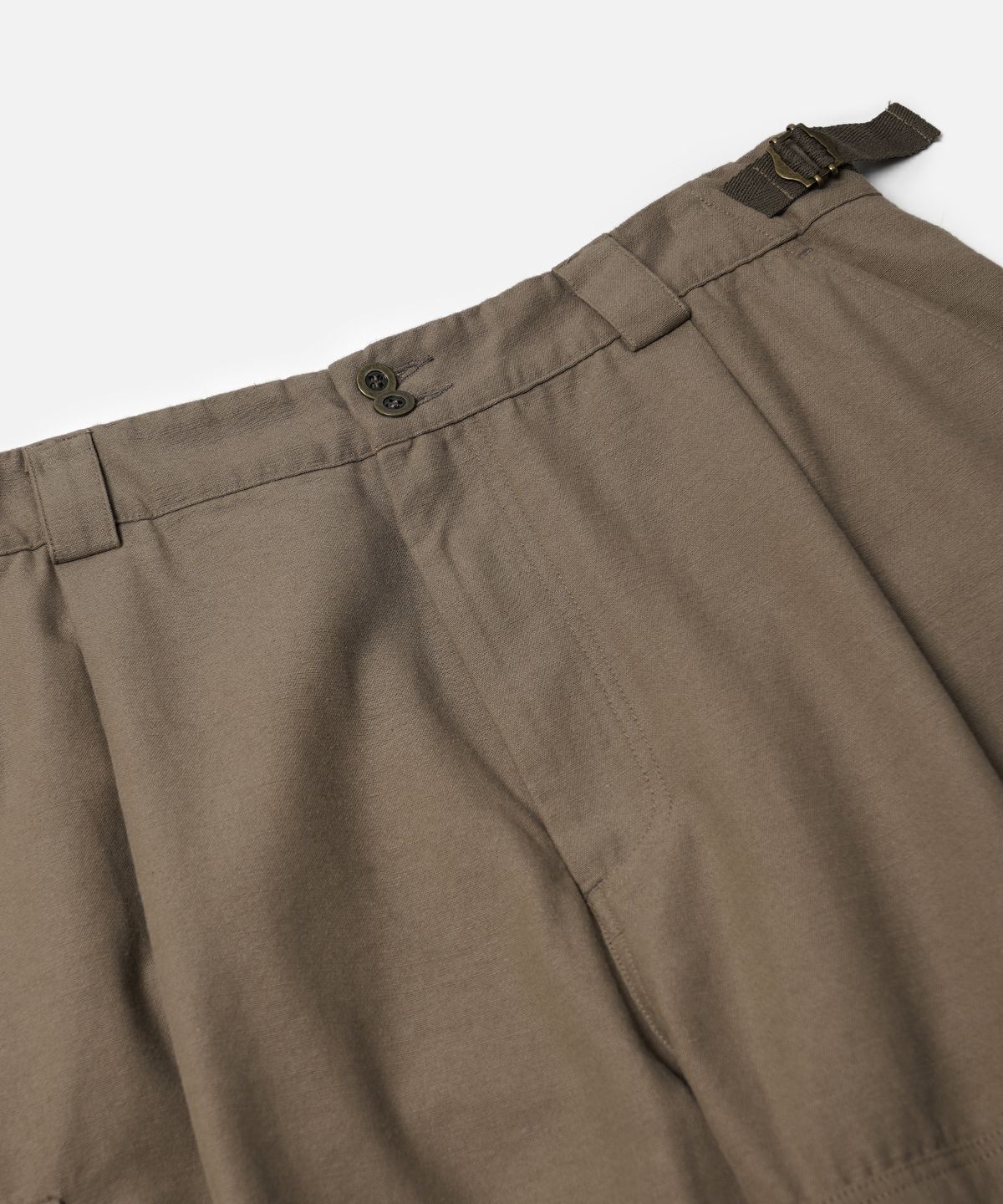 프리즘웍스(FRIZMWORKS) FRENCH ARMY BERMUDA PANTS _ STONE BROWN