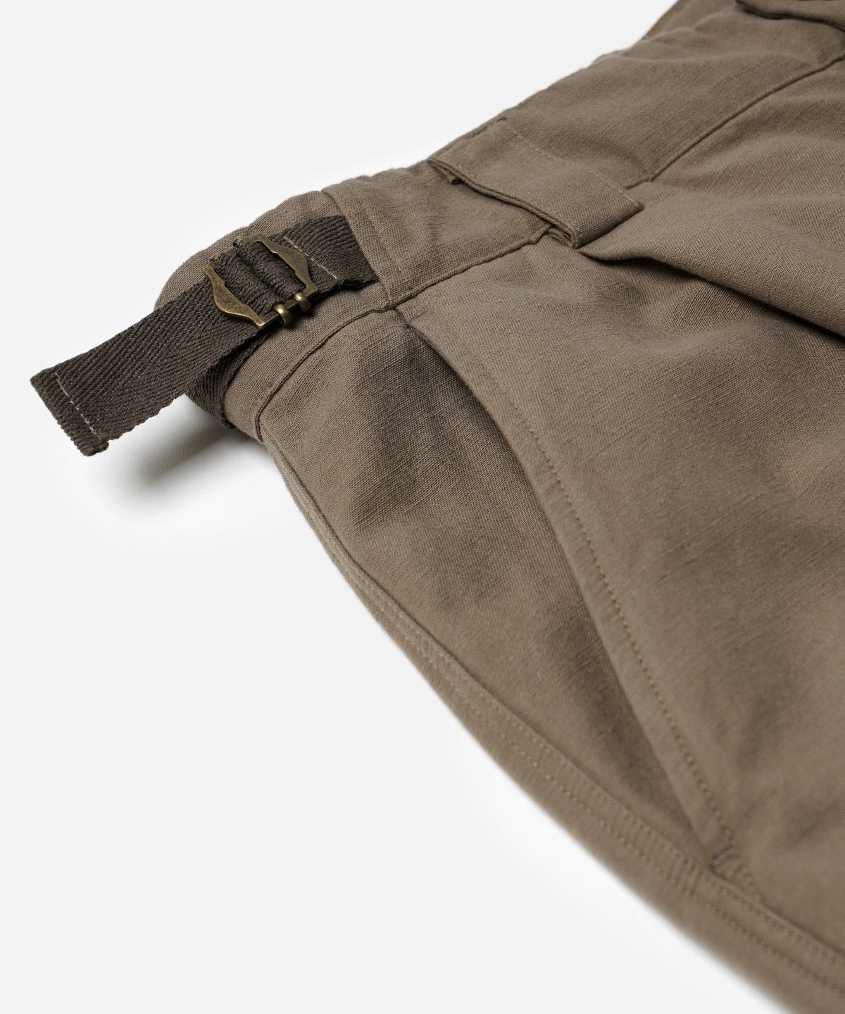 프리즘웍스(FRIZMWORKS) FRENCH ARMY BERMUDA PANTS _ STONE BROWN