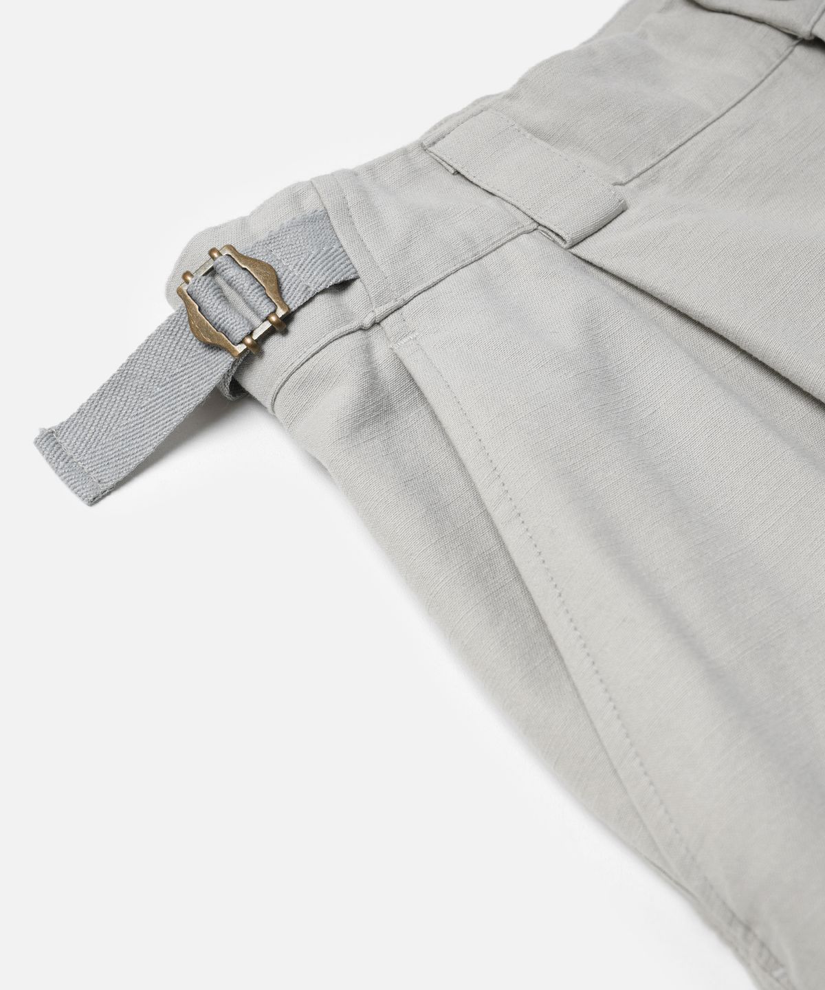 프리즘웍스(FRIZMWORKS) FRENCH ARMY BERMUDA PANTS _ LIGHT GRAY
