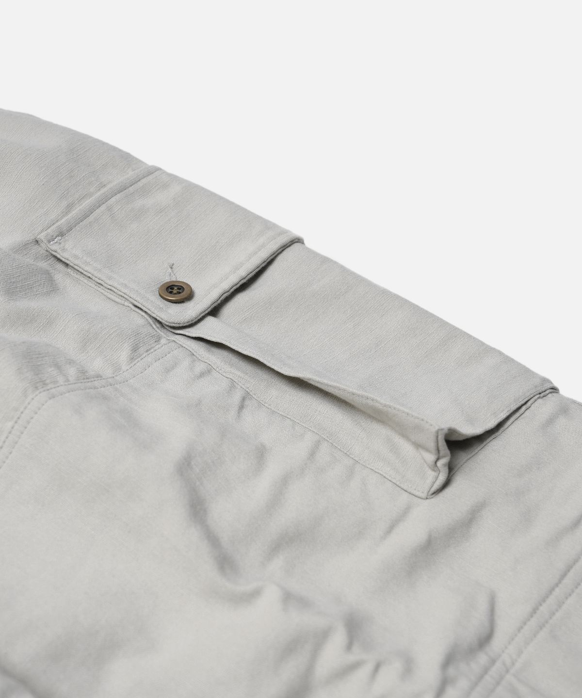 프리즘웍스(FRIZMWORKS) FRENCH ARMY BERMUDA PANTS _ LIGHT GRAY