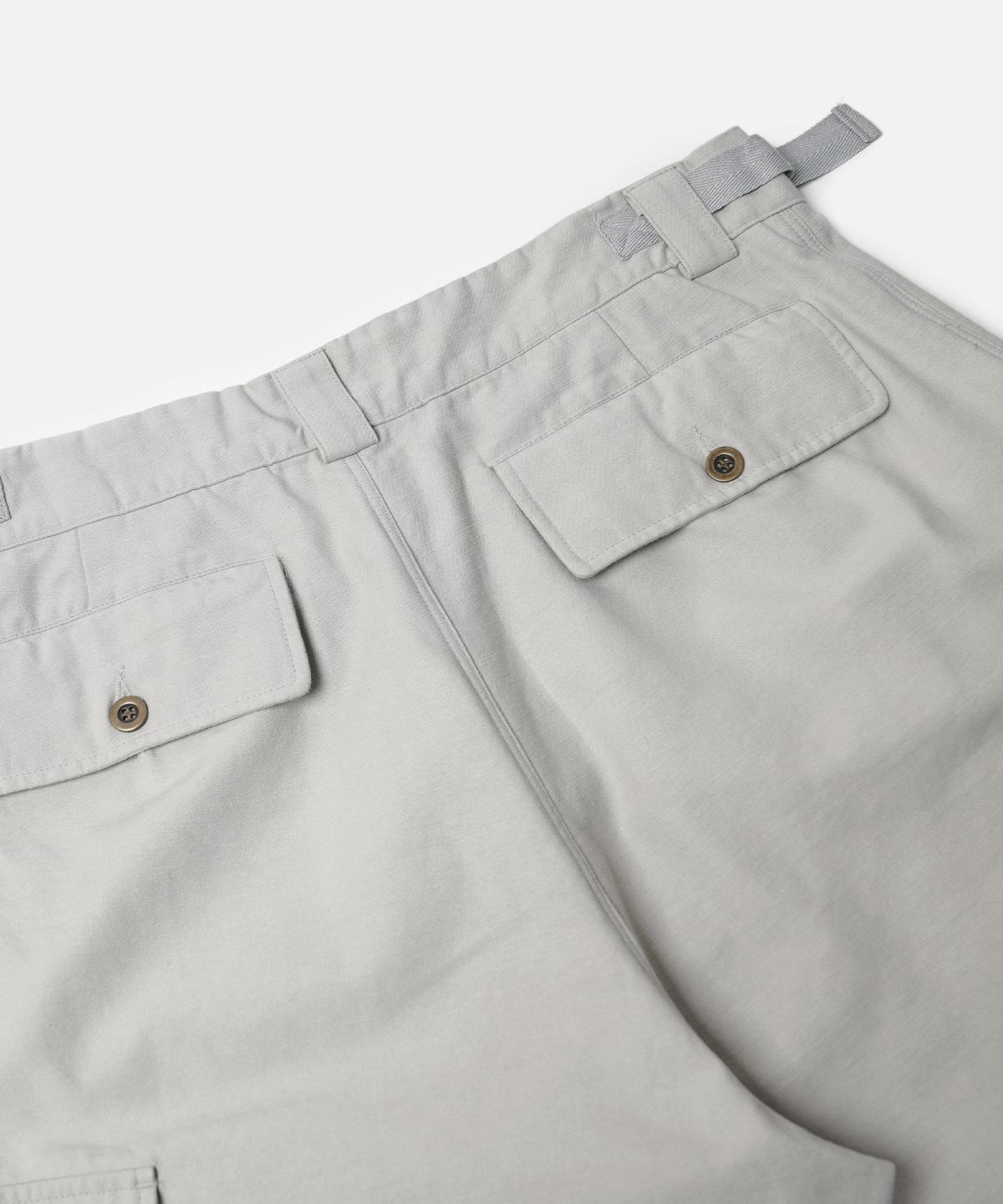 프리즘웍스(FRIZMWORKS) FRENCH ARMY BERMUDA PANTS _ LIGHT GRAY