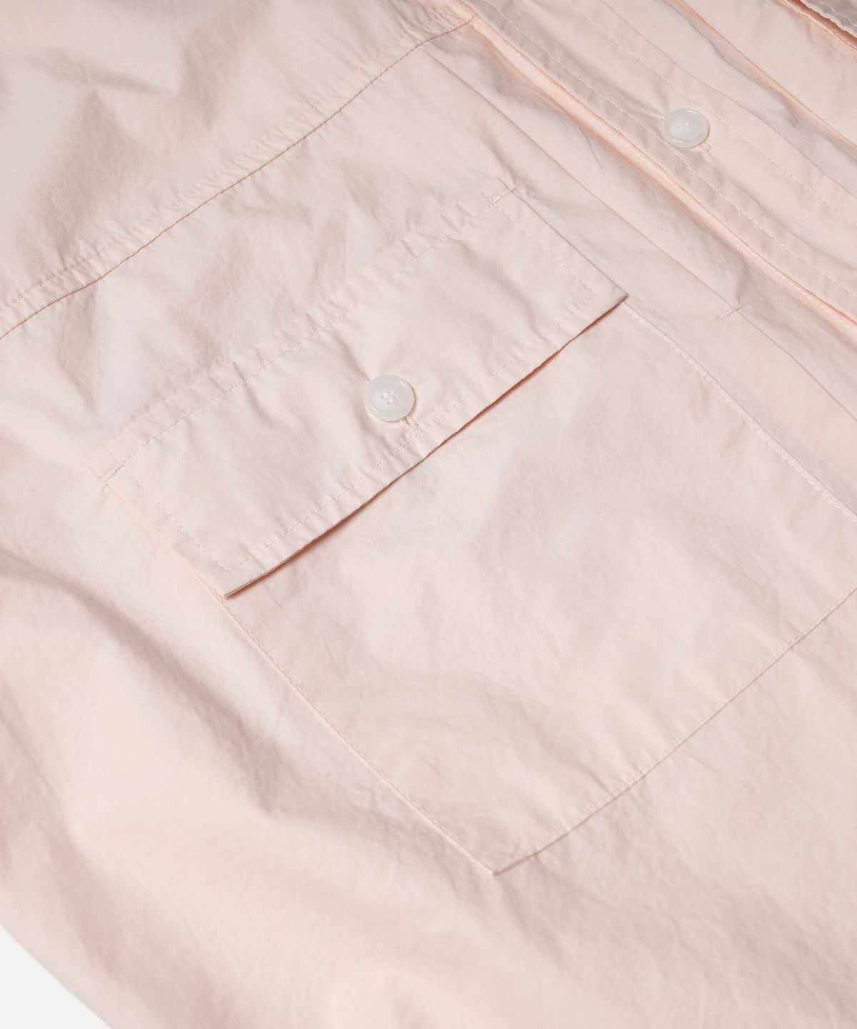 프리즘웍스(FRIZMWORKS) PAPER COTTON TRUCKER HALF SHIRT _ ASH PINK