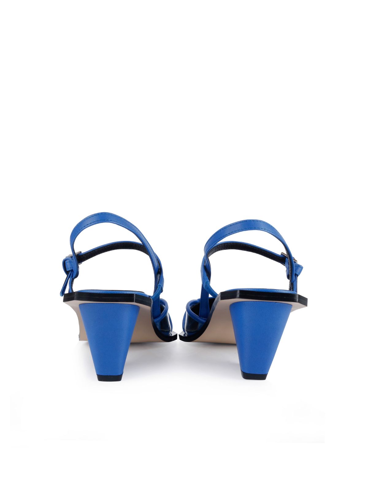 꼼므지(COMMEGEE) [BLACK LABEL] Strap sling-back shoes / CG1012BL