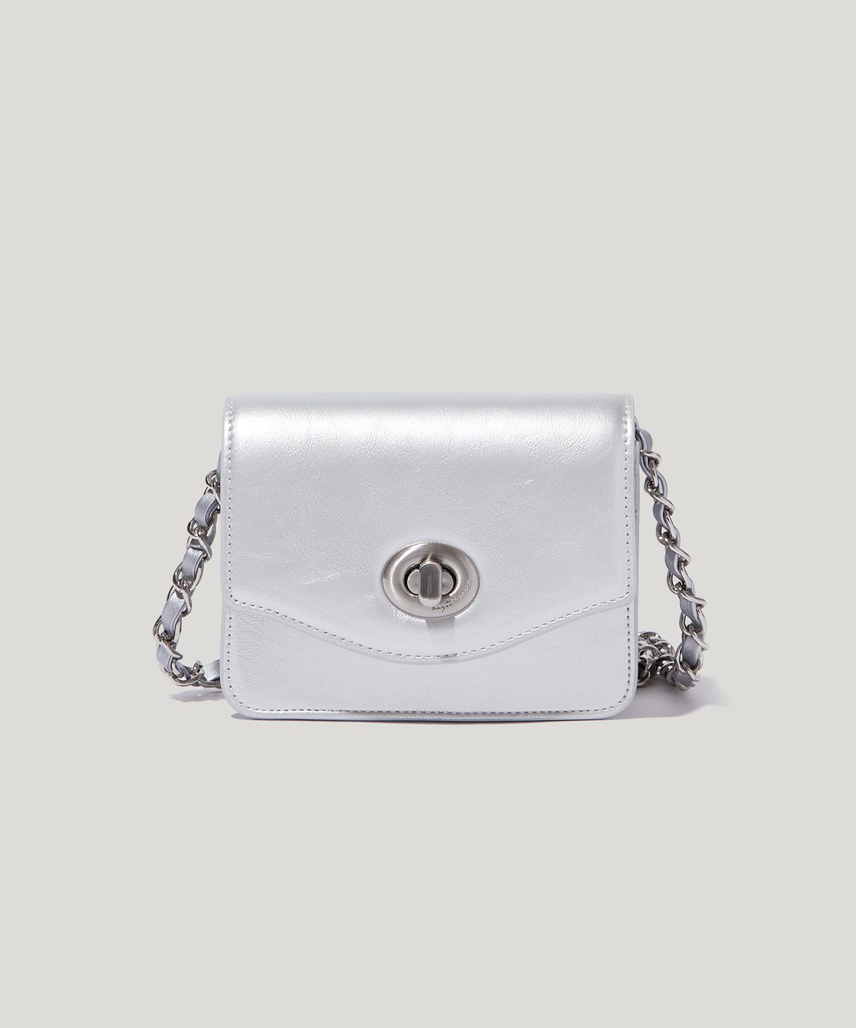 오브히(OVHEE) 미뇽 마이크로 백 Mignon Micro Bag_Silver