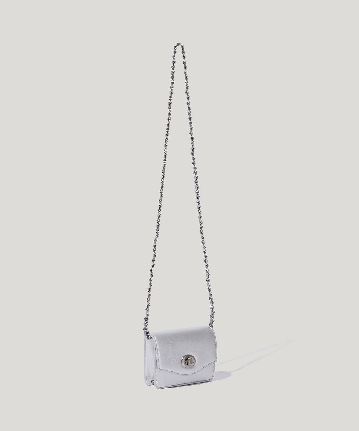 오브히(OVHEE) 미뇽 마이크로 백 Mignon Micro Bag_Silver