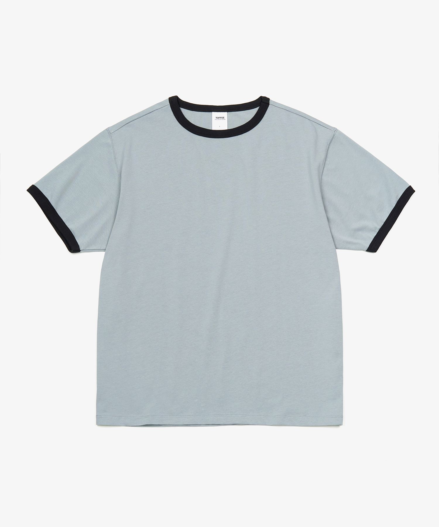 MUSINSA | TOFFEE SOLID RINGER HALF T-SHIRT (4 COLORS)