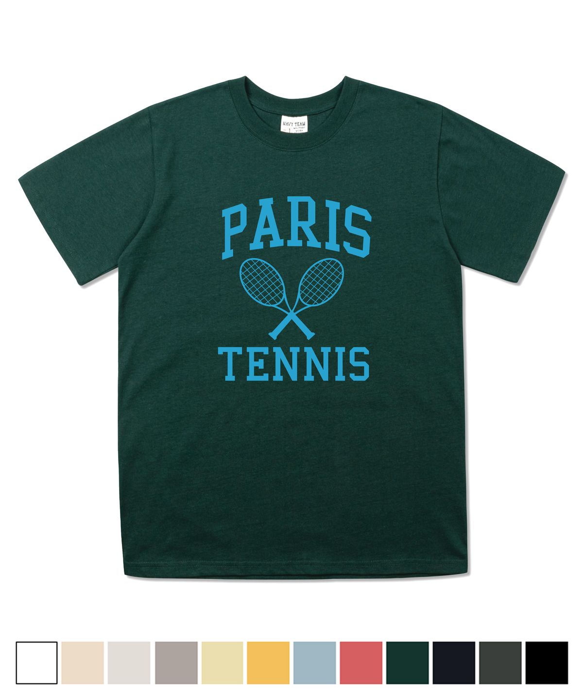 네이비팀(NAVYTEAM) NTV-PARIS TENNIS SHORT SLEEVE