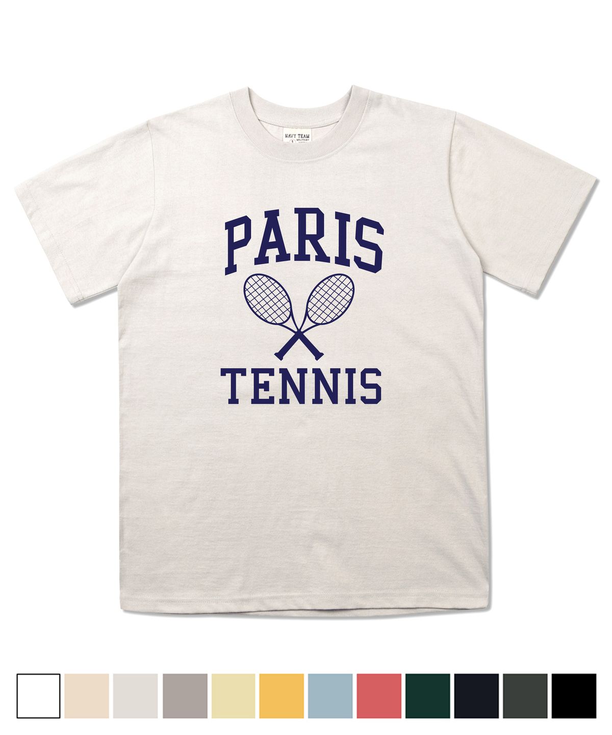 네이비팀(NAVYTEAM) NTV-PARIS TENNIS SHORT SLEEVE