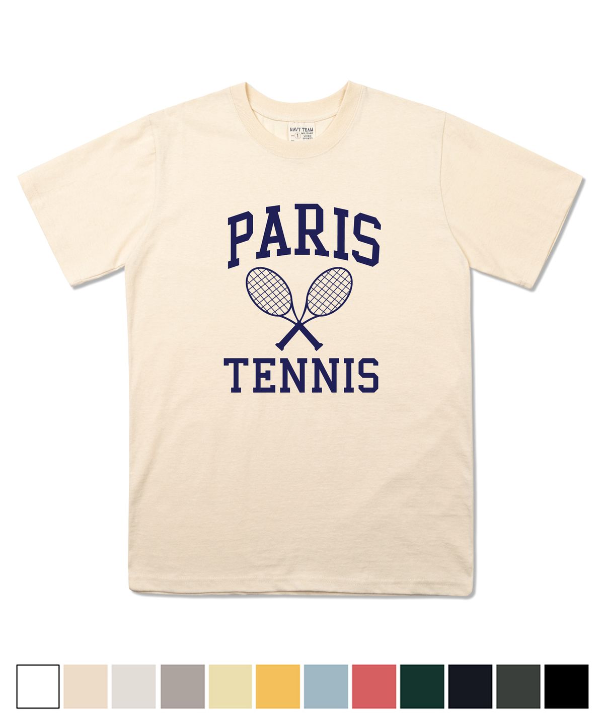 네이비팀(NAVYTEAM) NTV-PARIS TENNIS SHORT SLEEVE