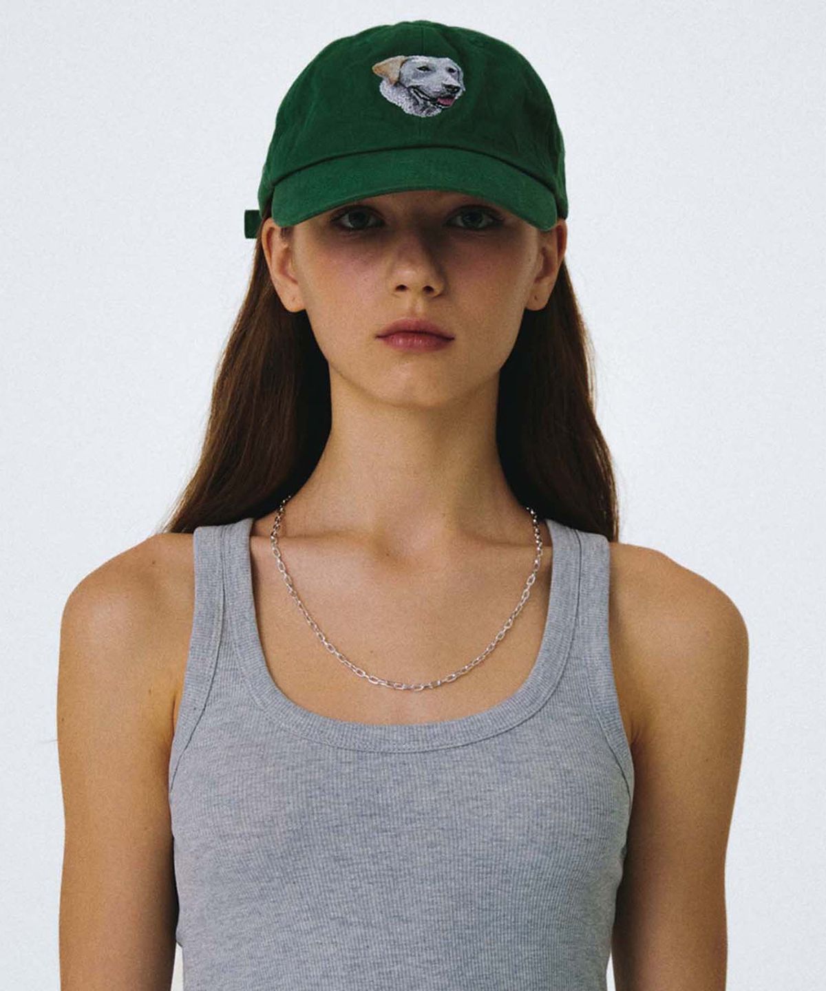 리트리버클럽(RETRIEVER CLUB) WHITE LAB BALL CAP [GREEN]