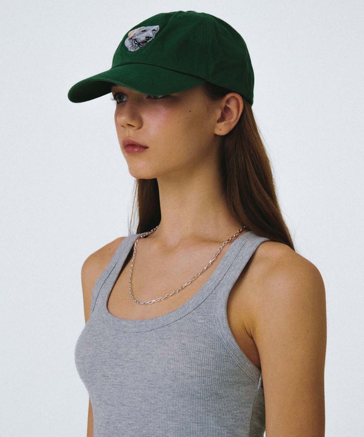 리트리버클럽(RETRIEVER CLUB) WHITE LAB BALL CAP [GREEN]