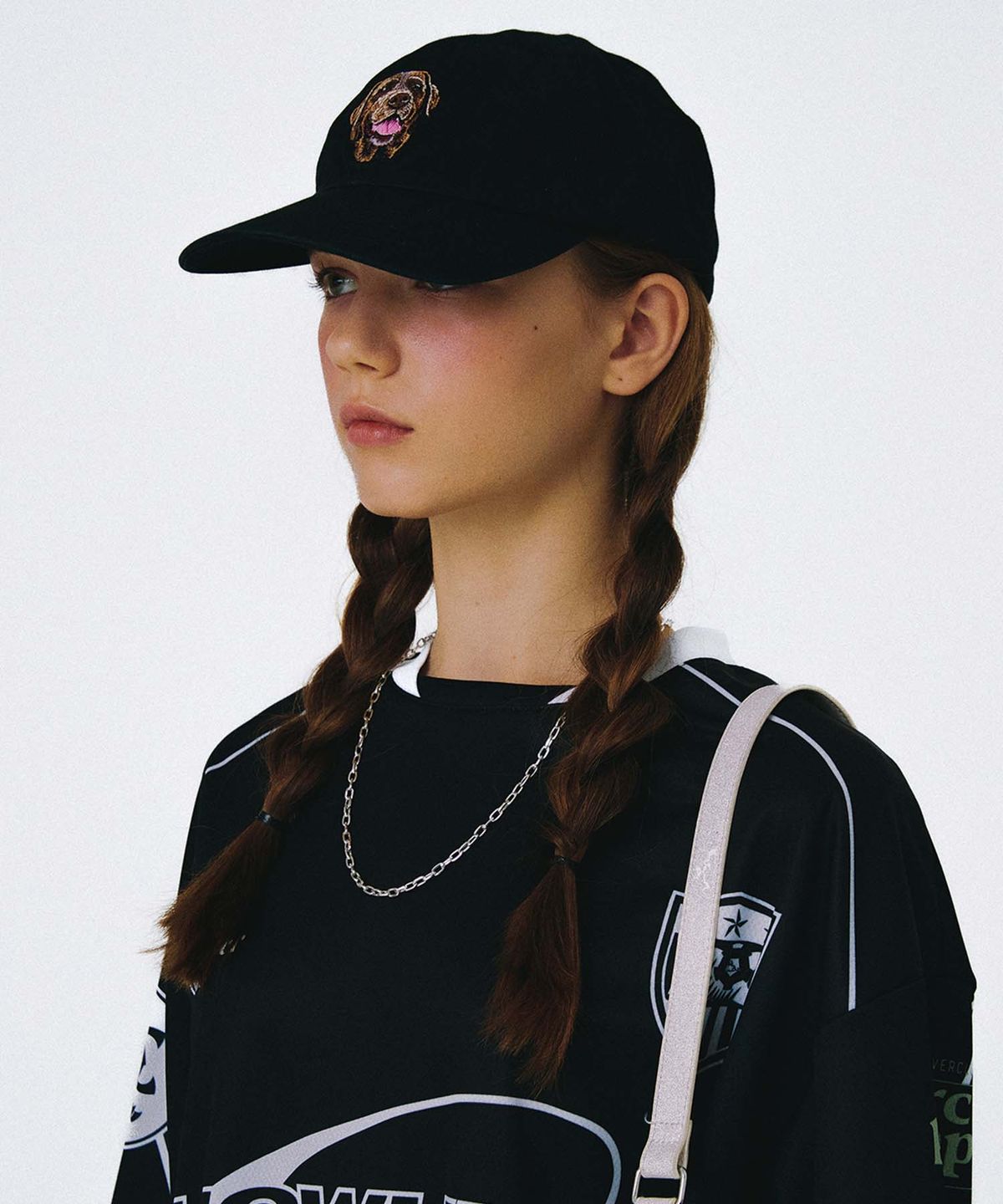 리트리버클럽(RETRIEVER CLUB) CHOCO LAB BALL CAP [BLACK]