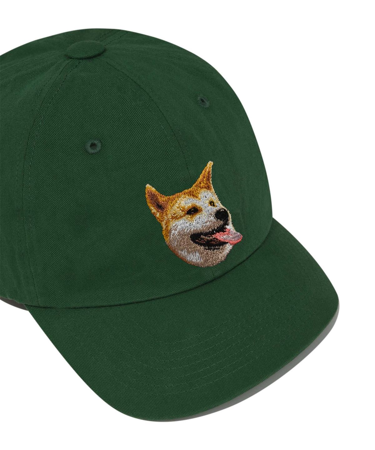 리트리버클럽(RETRIEVER CLUB) SHIBA BALL CAP [GREEN]