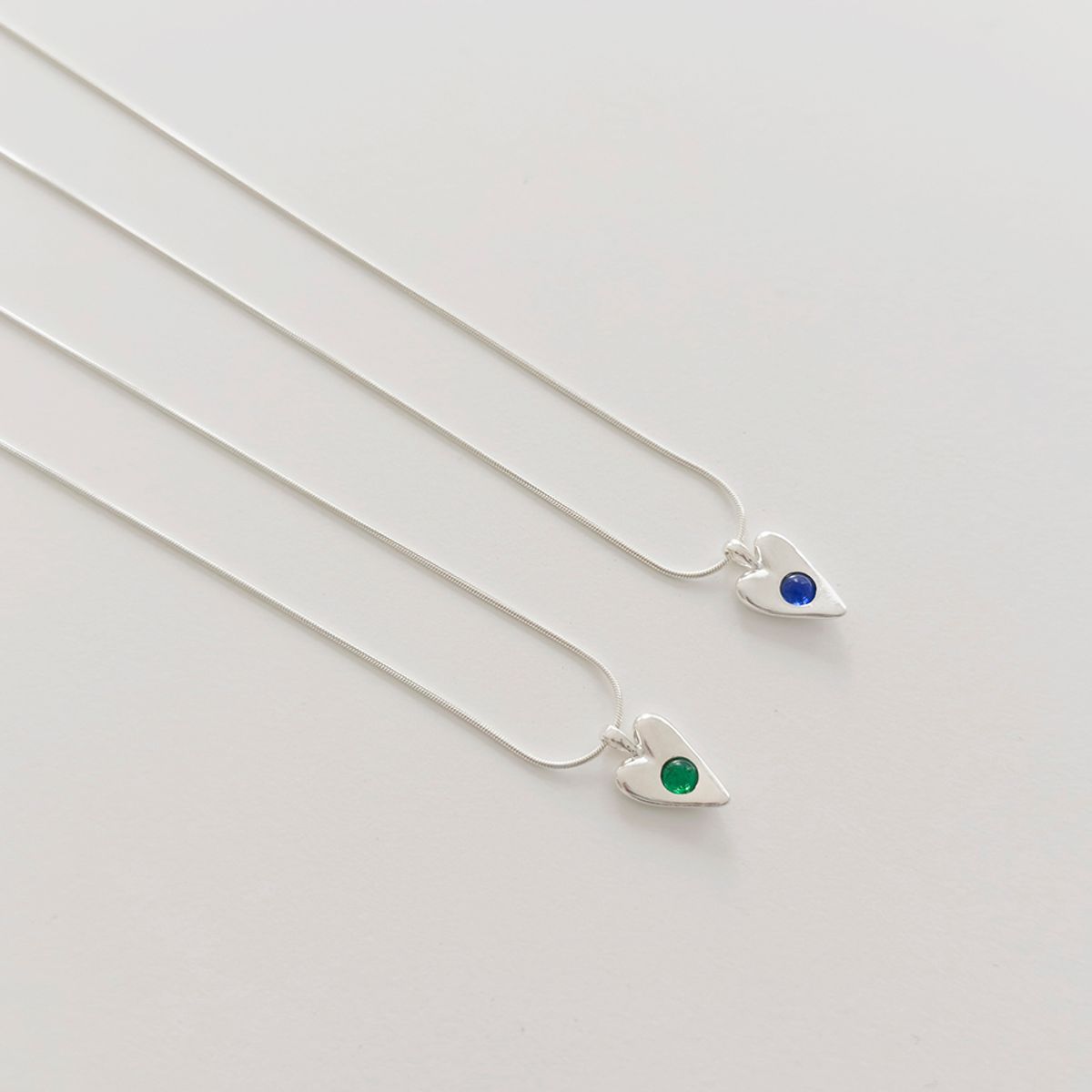 스틸 인스턴트(STILL INSTANT) Heart Greenery - Necklace 06 ( 2colors)