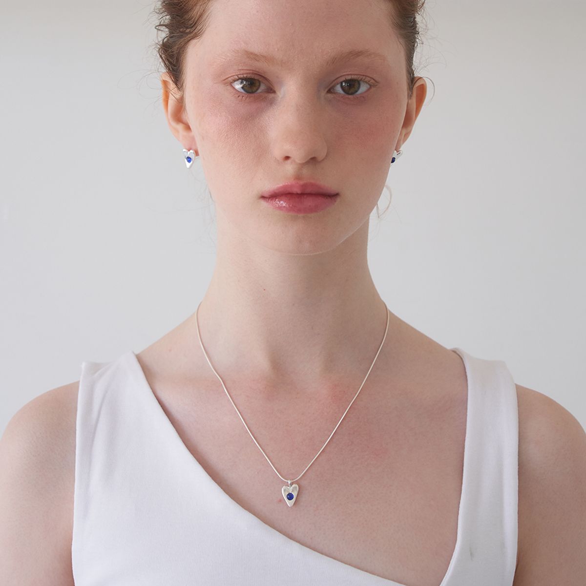 스틸 인스턴트(STILL INSTANT) Heart Greenery - Necklace 06 ( 2colors)