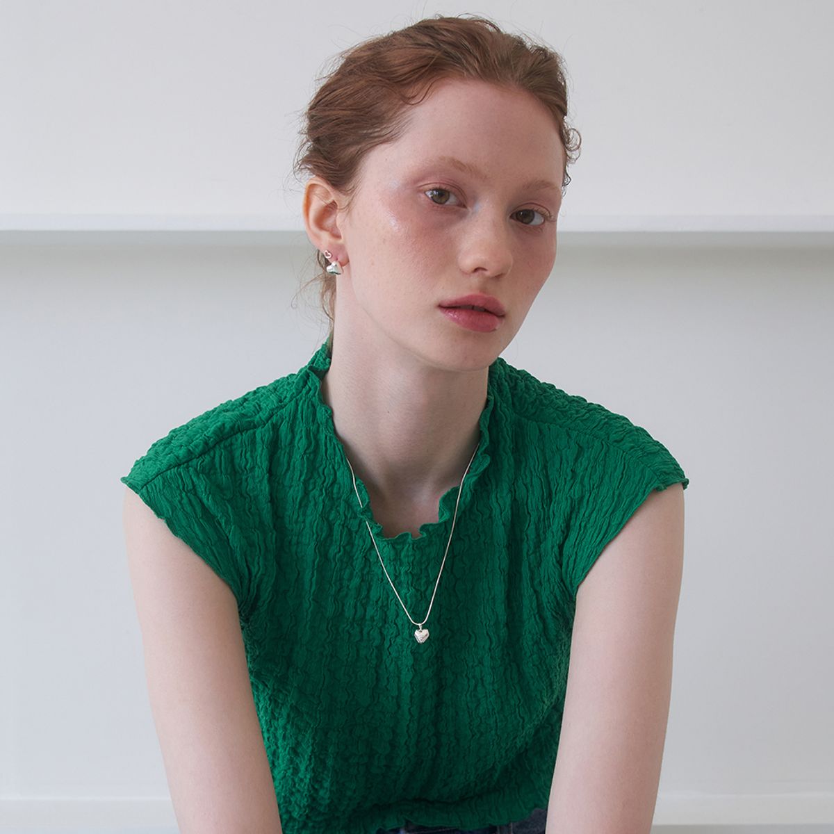 스틸 인스턴트(STILL INSTANT) Heart Greenery - Necklace 02