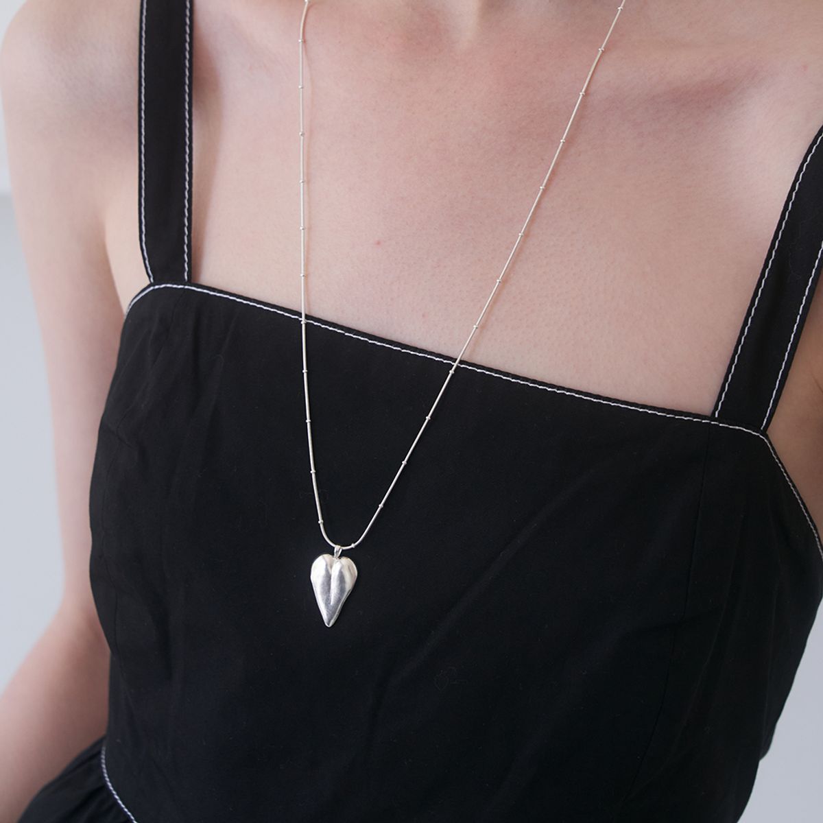 스틸 인스턴트(STILL INSTANT) Heart Greenery - Necklace 01