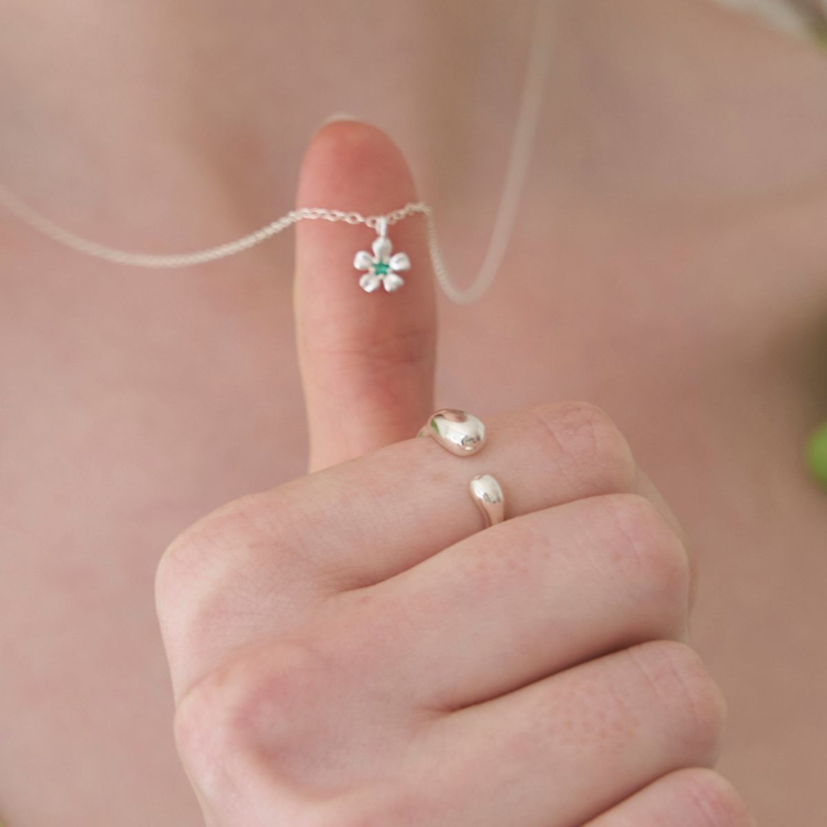 스틸 인스턴트(STILL INSTANT) Heart Greenery - Ring 04