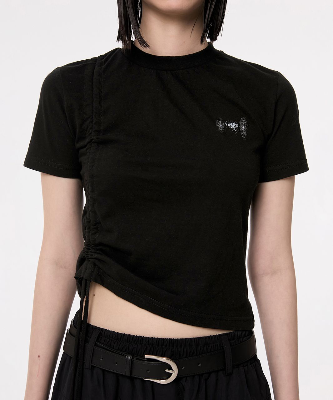MUSINSA | FLAREUP Chiffon Shirts T-Shirts (FL-103_Black)