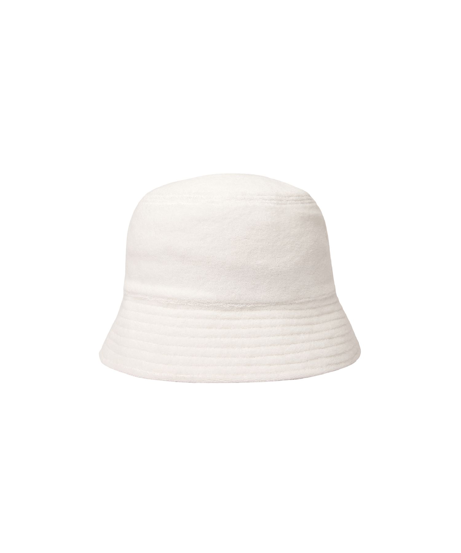 MUSINSA公式 | REST&RECREATION RR LOGO TERRY BUCKET HAT WHITE