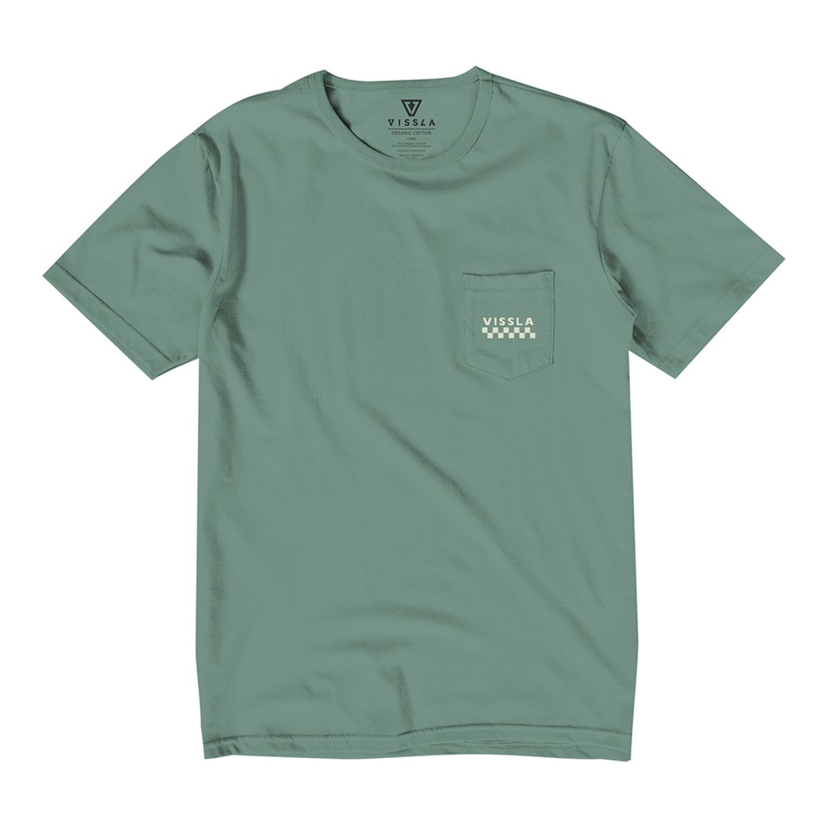 비슬라(VISSLA) Wave Racers Organic PKT Tee-JDE
