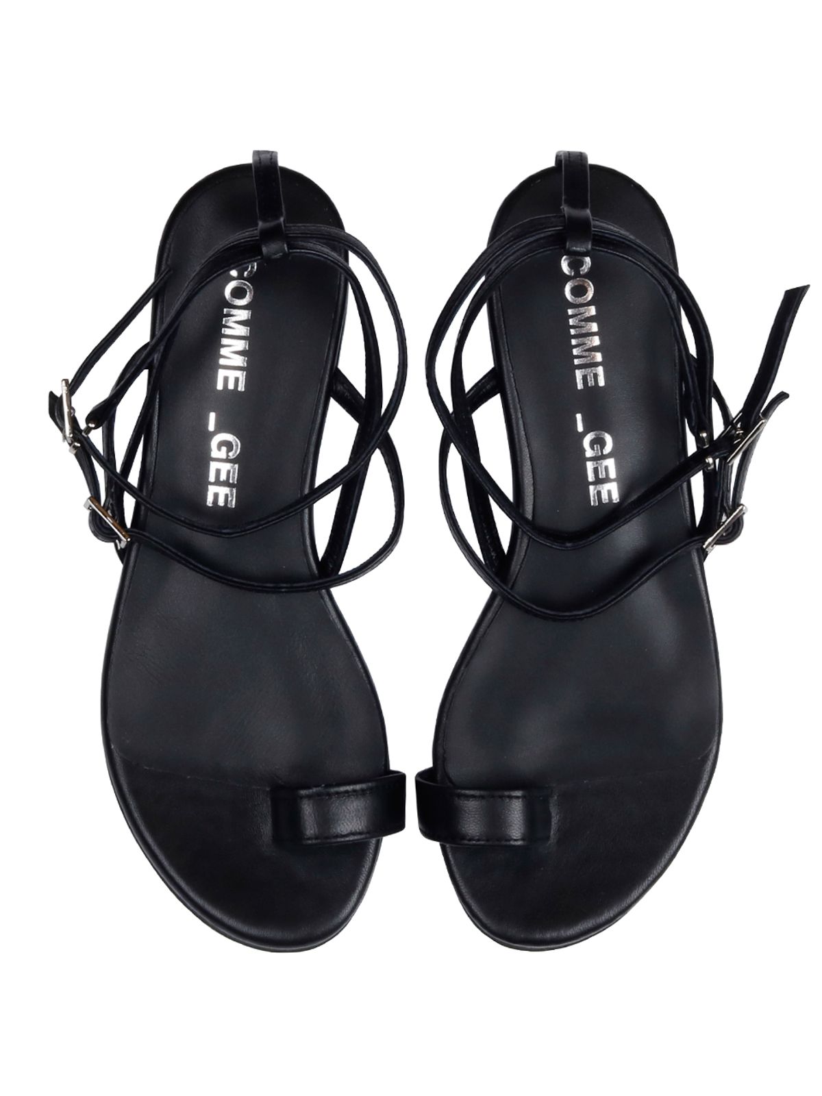 꼼므지(COMMEGEE) Strap sandals shoes / CG1017BK