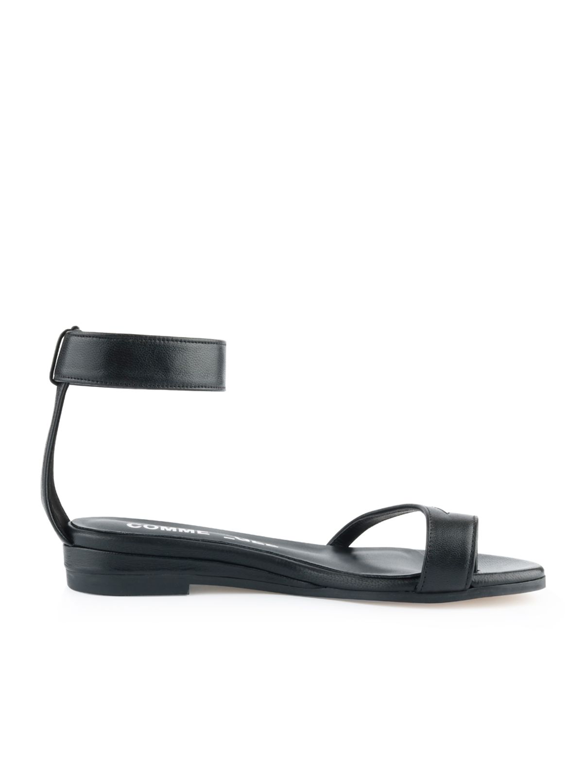 꼼므지(COMMEGEE) Wide strap sandals shoes / CG1018BK