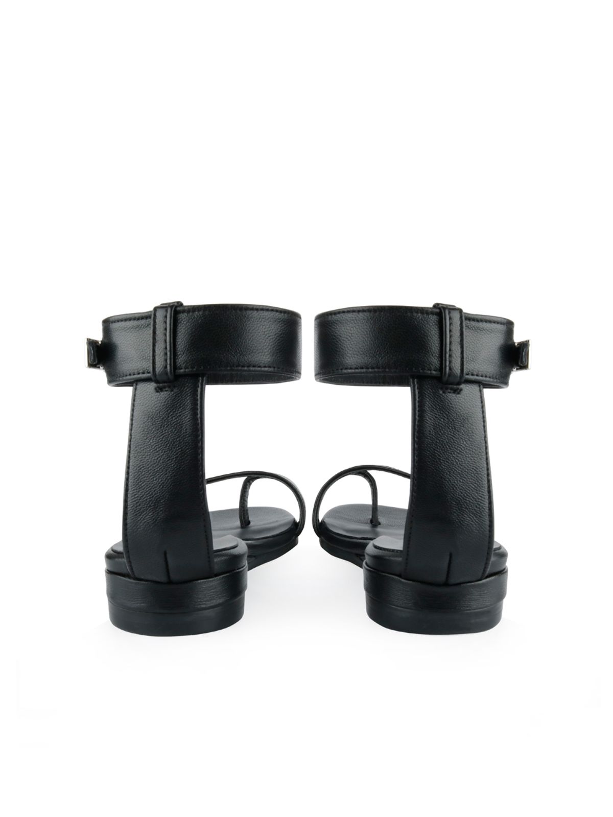 꼼므지(COMMEGEE) Wide strap sandals shoes / CG1018BK