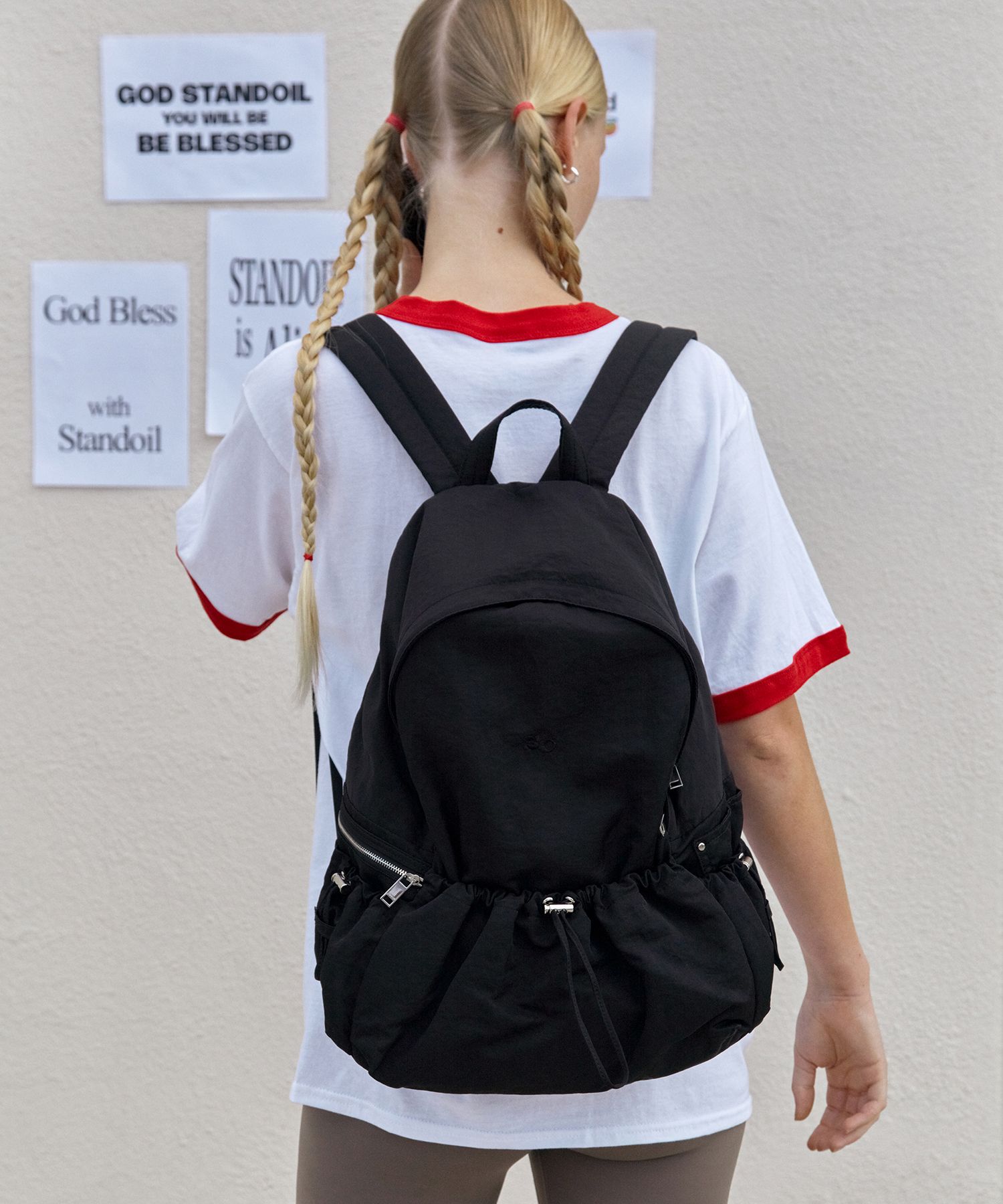 Tied Backpack / Black - Stand Oil