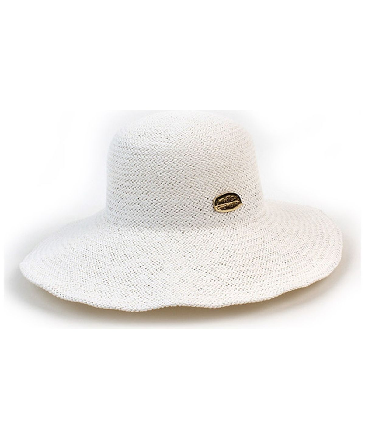 유니버셜 케미스트리(UNIVERSAL CHEMISTRY) Summer White Round Panama Hat 파나마햇