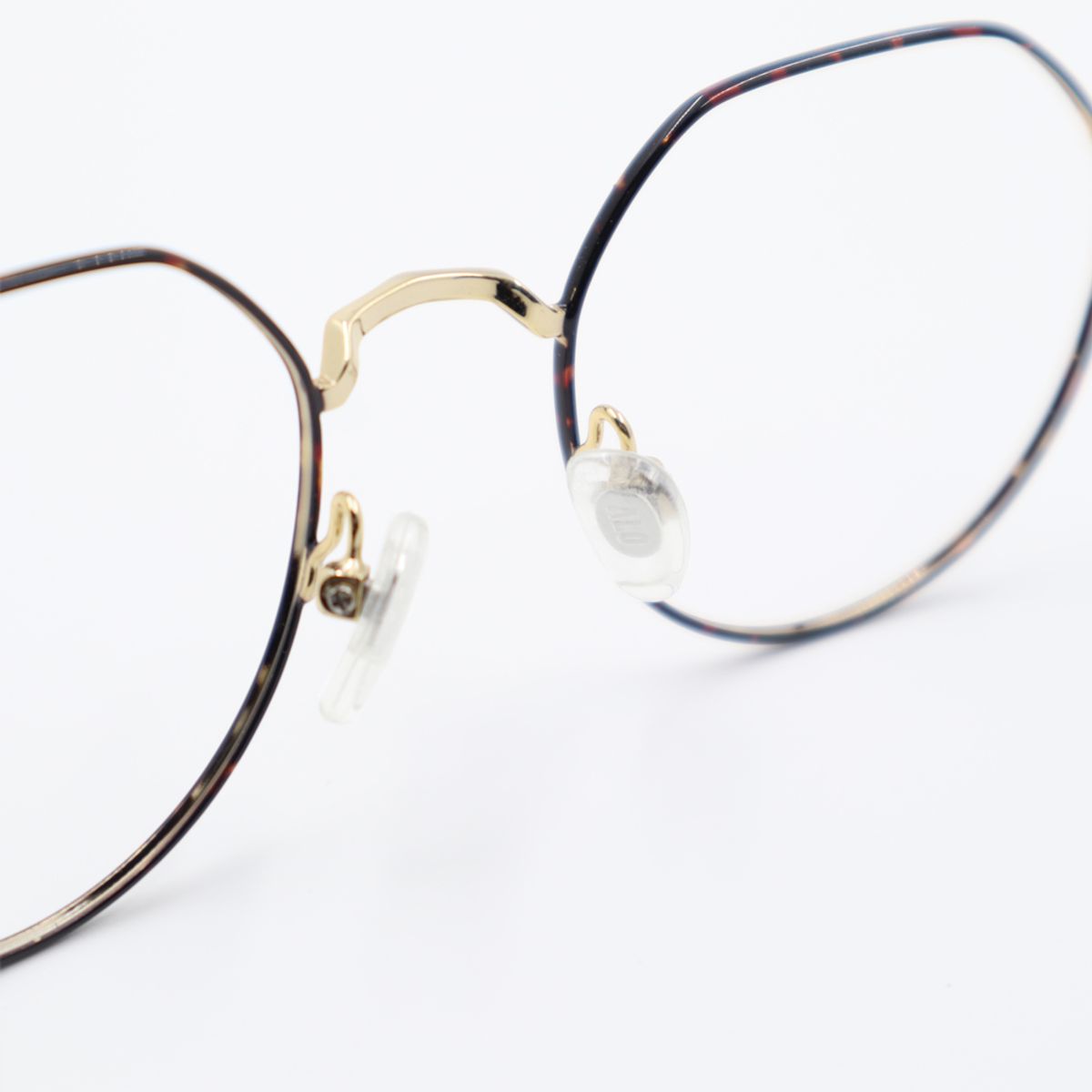알로아이웨어(ALO EYEWEAR) [ALO:CTZEN] CI8621 1814G 크라운판토 라운드 안경테 레오파드/골드