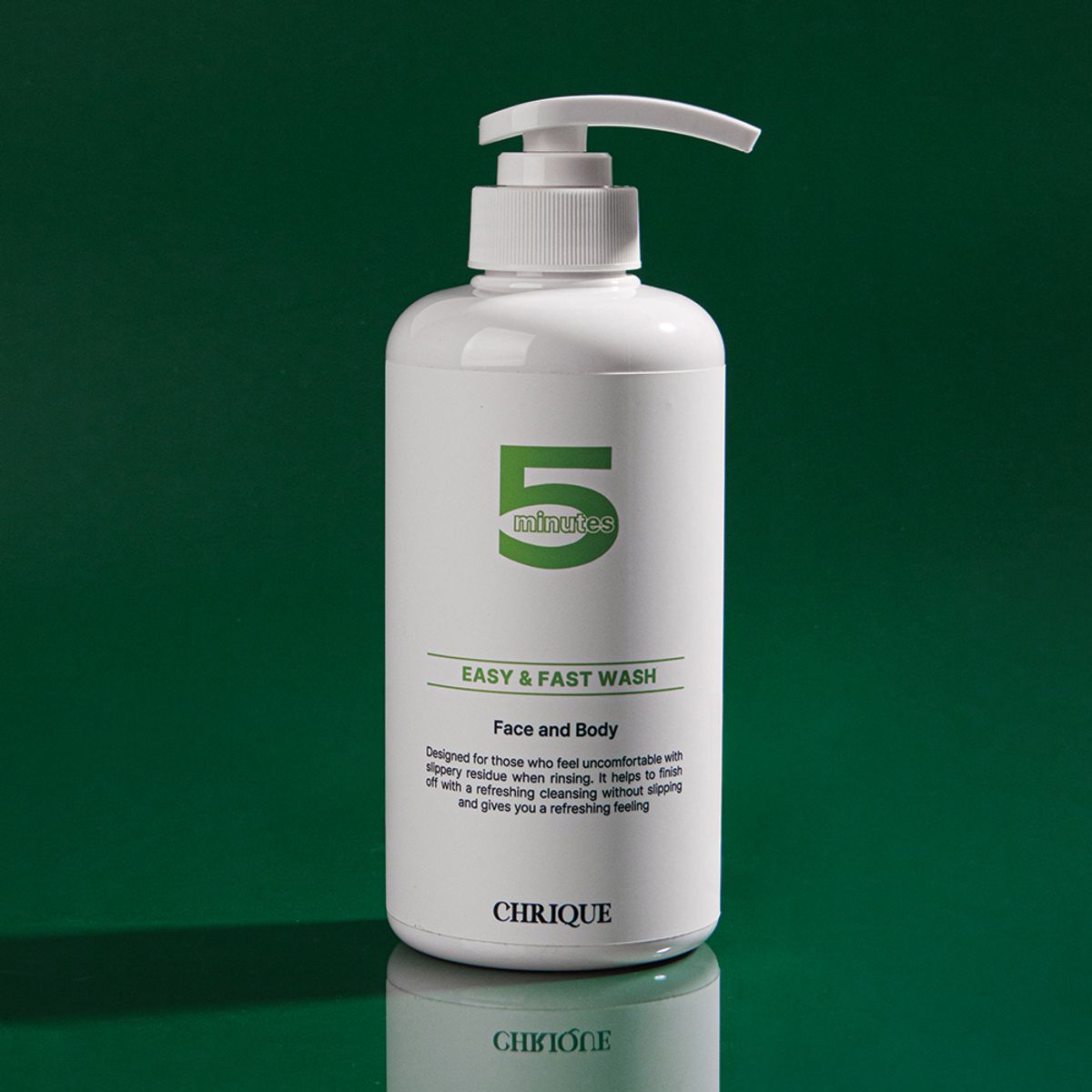 크리크(CHRIQUE) 미끌거림 없는 이지 앤 패스트 워시 500g / 세안 + 바디워시 전용
