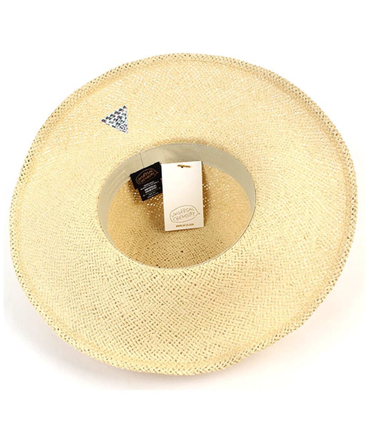 유니버셜 케미스트리(UNIVERSAL CHEMISTRY) Summer Beige Round Panama Hat 파나마햇