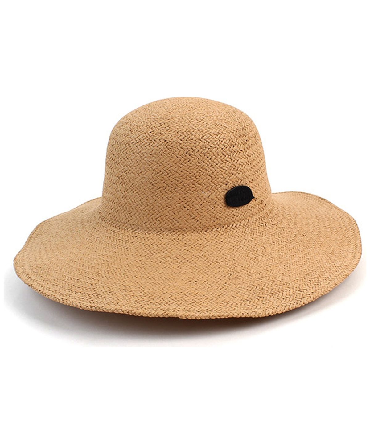 유니버셜 케미스트리(UNIVERSAL CHEMISTRY) Summer Brown Round Panama Hat 파나마햇