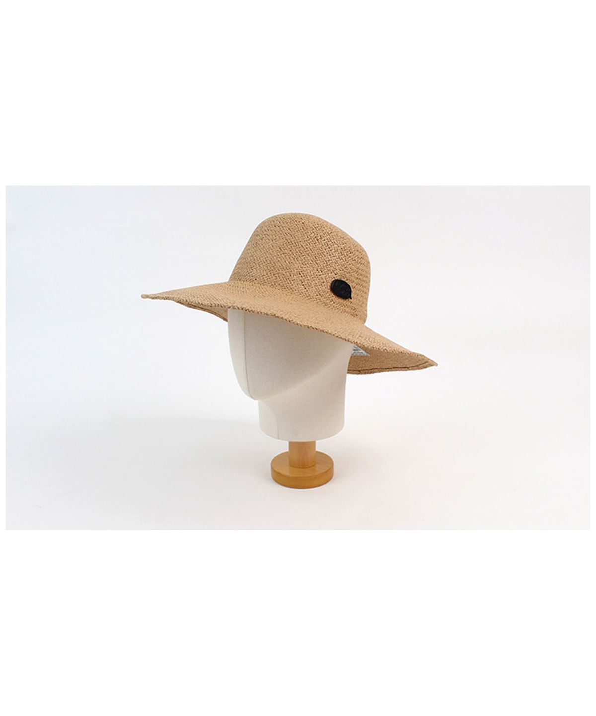 유니버셜 케미스트리(UNIVERSAL CHEMISTRY) Summer Brown Round Panama Hat 파나마햇