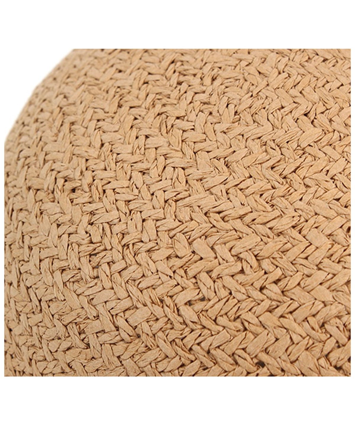 유니버셜 케미스트리(UNIVERSAL CHEMISTRY) Summer Brown Round Panama Hat 파나마햇