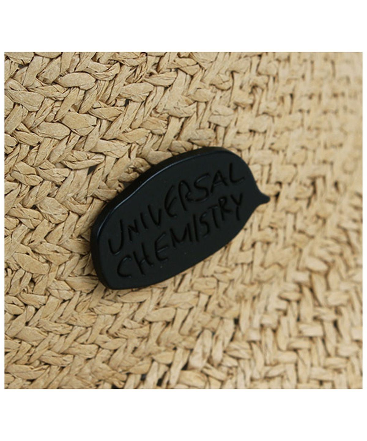 유니버셜 케미스트리(UNIVERSAL CHEMISTRY) Summer Brown Round Panama Hat 파나마햇