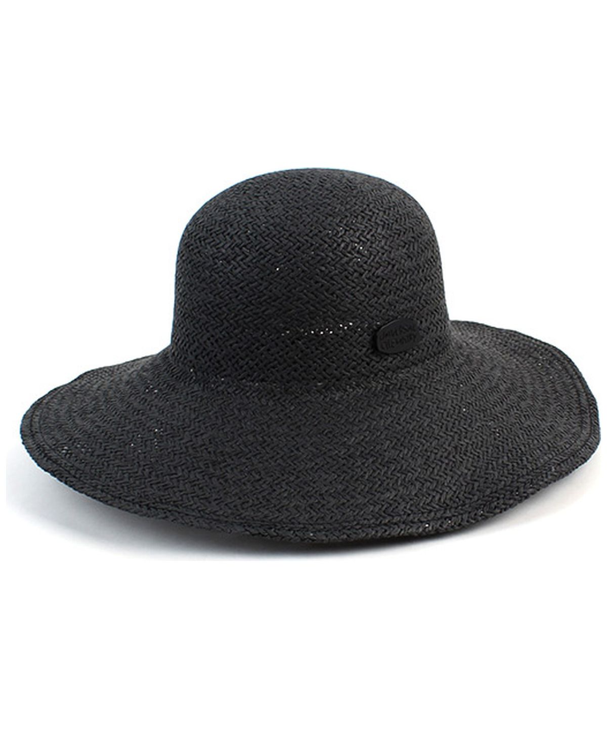 유니버셜 케미스트리(UNIVERSAL CHEMISTRY) Summer Black Round Panama Hat 파나마햇