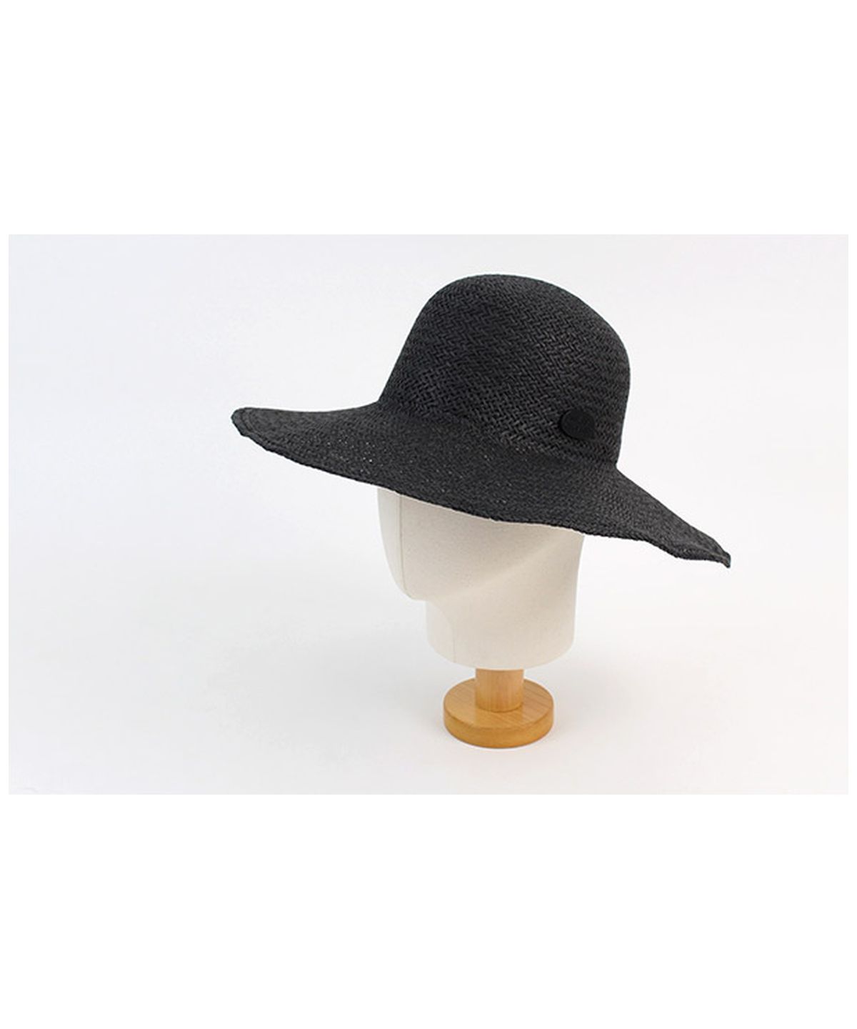 유니버셜 케미스트리(UNIVERSAL CHEMISTRY) Summer Black Round Panama Hat 파나마햇