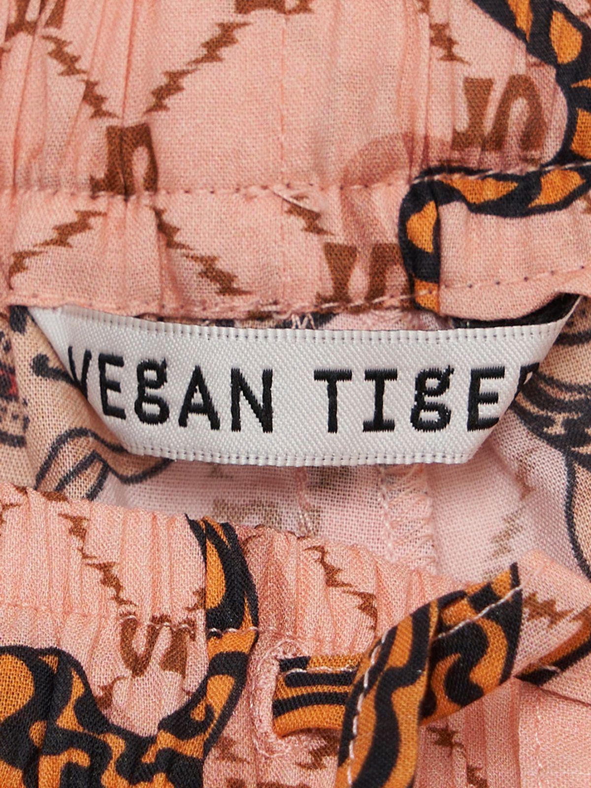 비건타이거(VEGAN TIGER) 오가닉 프린트 하프 팬츠 (라이트핑크)